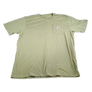 Carhartt Mens Pocket T Shirt Olive Drab Green XL